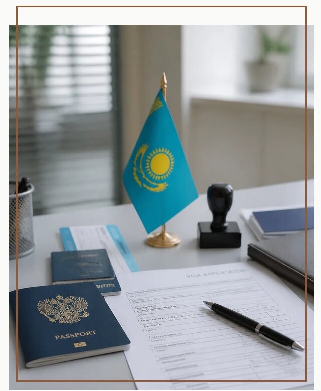 Оформление визы в Казахстан для поездки и работы в Первоуральске