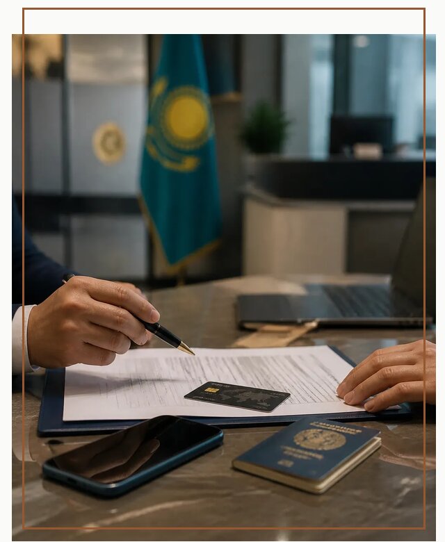 Открытие счета и банковской карты в Казахстане в Первоуральске